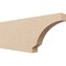 Ekena Millwork 2in. W x 8in. H x 20in. L Moab Woodgrain TimberThane Rafter Tail, Primed Tan RFTUR02X08X20MOARCPR - alternate 1